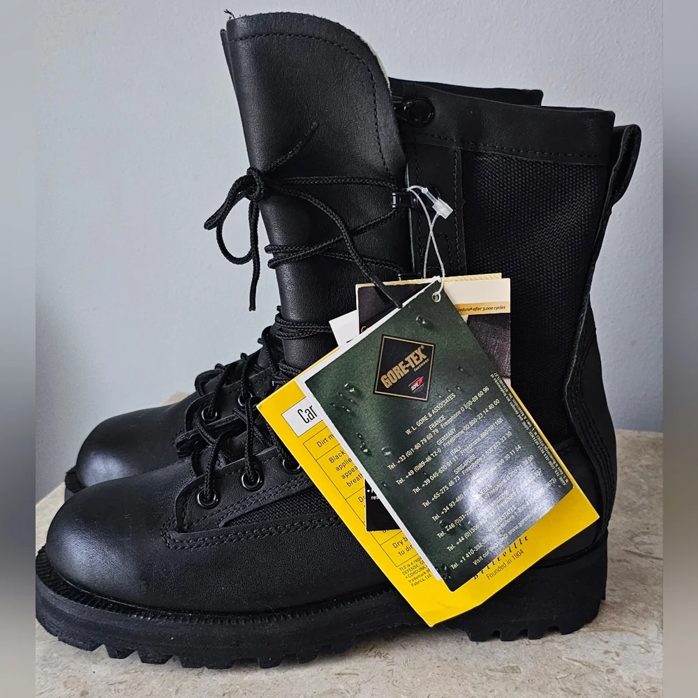 Belleville Gortex Military Steel Toe General Issue Combat Boots Mens Size 4.0W